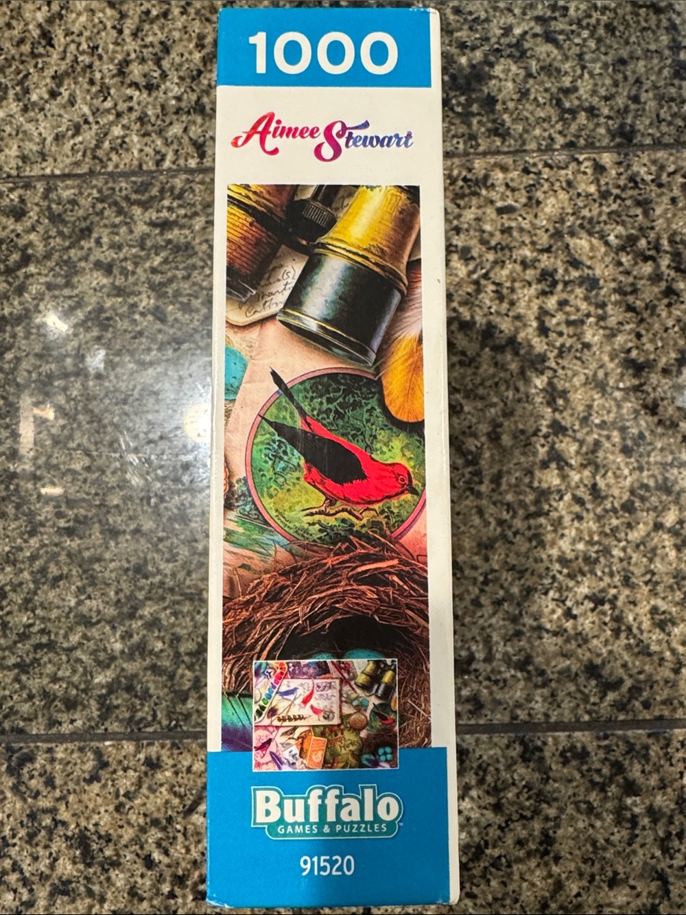 Aimee Stewart 1000 piece puzzle “vintage birdwatcher” buffalo - Picture 2 of 4